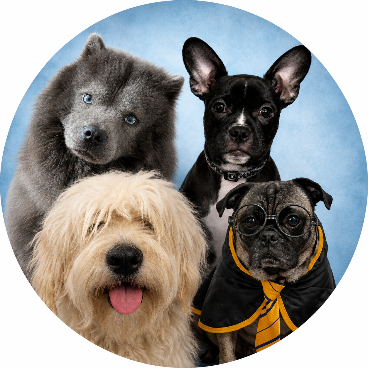Four Happy Tails